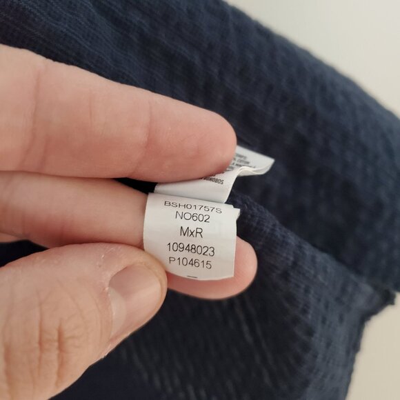 Bonobos Riviera short-sleeve in Blue Black Seersucker Check - Picture 6 of 10